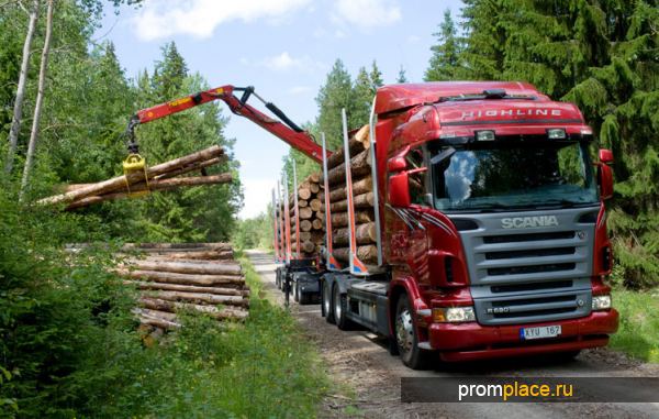 Машина для транспортировки леса