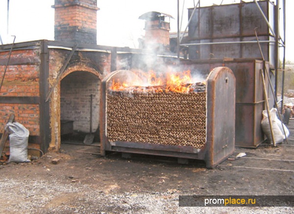 Печи для приготовления древесного угля