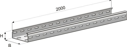 Лоток перфорированный кабельный марки П и ПЗ