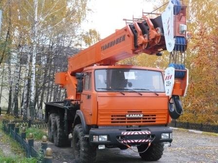Автокран Ульяновец МКТ-25.3 
нашасси  КАМАЗ-53228 (длина
стрелы21,7 м)