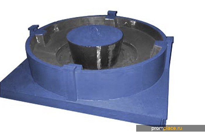 Форма для производства плиты
опорной разгрузочной УОП-6