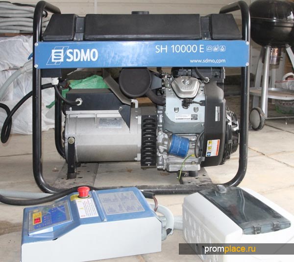 Бензиновый электрогенератор
SDMO SH 10000 E