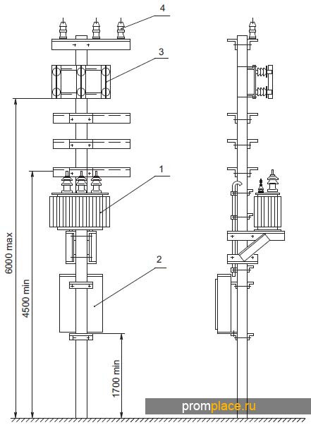 Типовой проект мачтовая трансформаторная подстанция