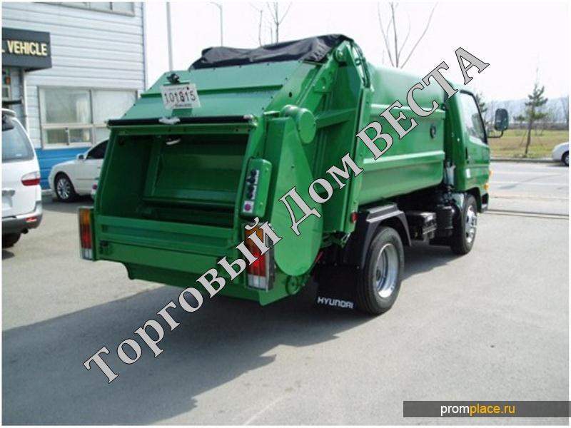 мусоровоз самосвального типа
4.5м3  на базе грузовика Hyundai Mighty
(HD78) 2014 года