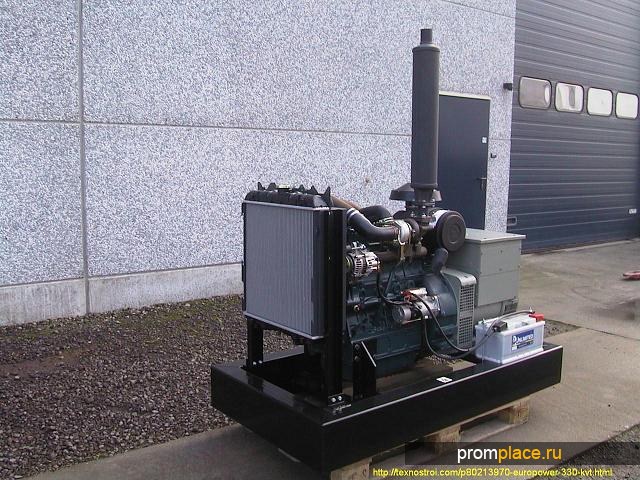 Дизельный генератор для стройки EP44TDE 33Квт Kubota V3800