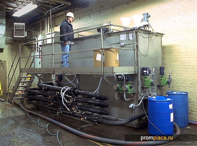 Оборудование для очистки воды и оборотного водоснабжения на линиях мойки