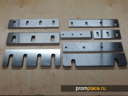 Производство ножей для
гильотинных ножниц СТД-9, Н3121,
Н478, Н3221.