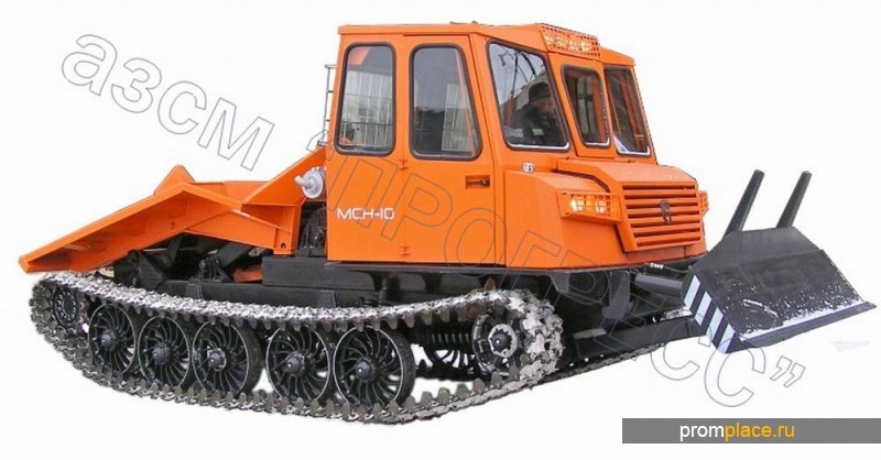 Гусеничный трелевочный
трактор МСН-10 (аналог ТТ-4М)