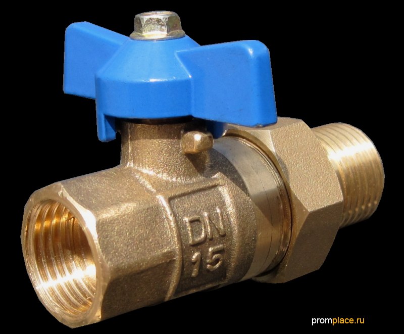 Латунные шаркраны-американки с условным проходом от 15 до 50мм от СТА.