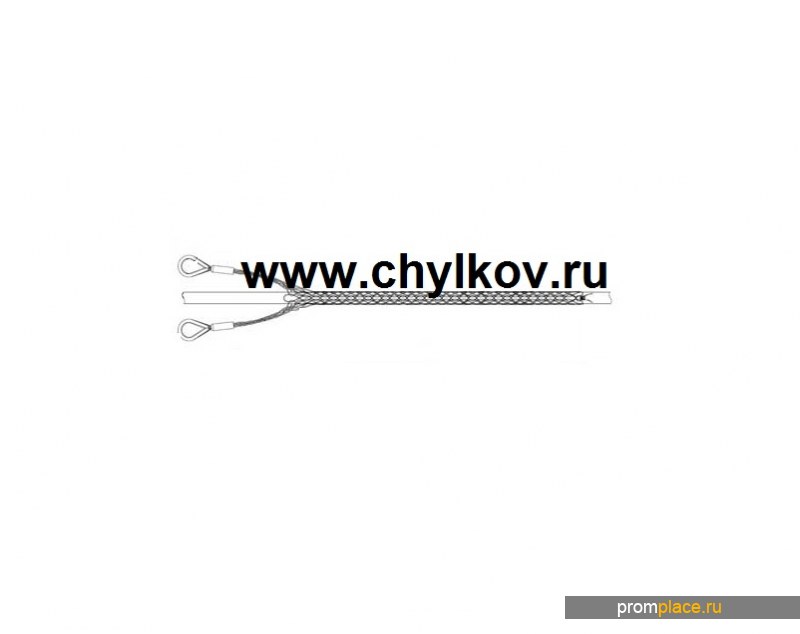 Кабельный чулок стандартный, ?20-30мм, L=900мм, 2 петли
