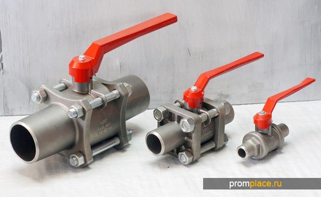 Шаровые краны КШЗ/11нж01п из нержавеющей стали