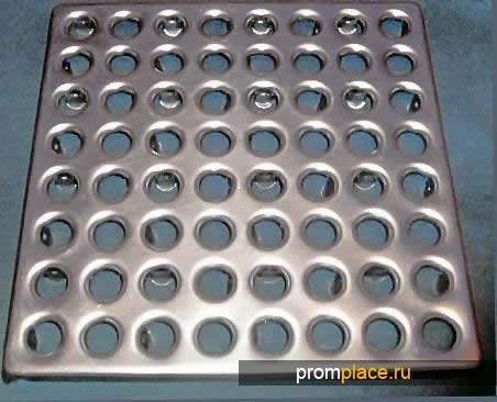 Металлический топпинг - плитка для промышленных полов