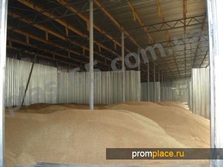 Строительство ангаров для
хранения зерна, Украина.