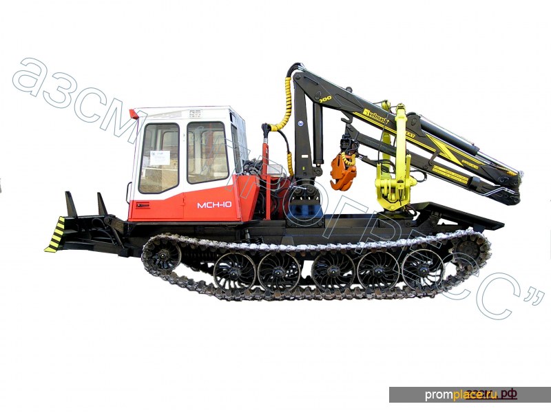 Гусеничный трелевочный бесчокерный трактор ЛП-18К с манипуляторной ...