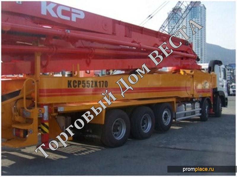 бетононасос«KCP concrete pumps» KCP
55ZX170(52м) 2014 года