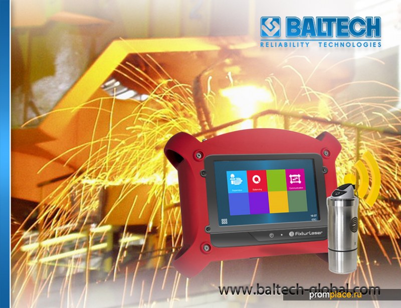 BALTECH - Балансировка деталей прибором Fixturlaser SMC Balancer очень эффективная, автоматическая диагностика