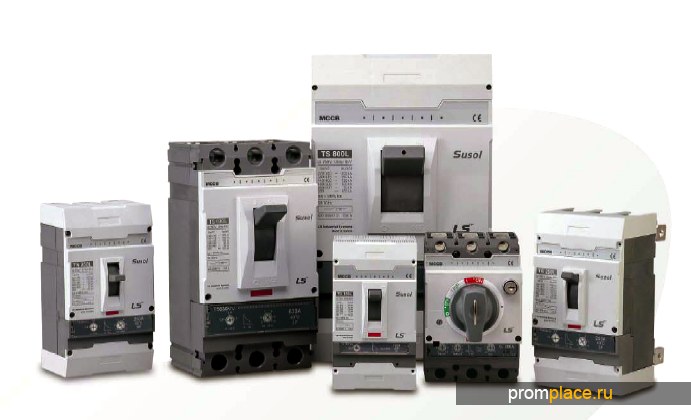 Автоматические выключатели влитом корпусе серии SuSol до 1600 A