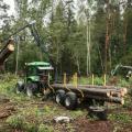 Полуприцеп лесовоз 14 тонн с
манипулятором 8.3 м