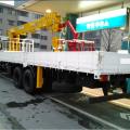 Крановая установка  Soosan SCS 1015LS
грузоподъемностью 10 тонн, на
базе шасси Hyundai HD260, 6x4, 380 л.с, 2014
года выпуска