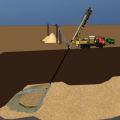 Скважинная гидродобыча песка на русловых месторождениях