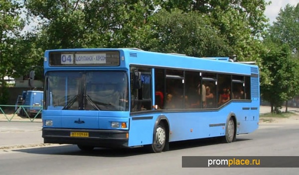Автобус МАЗ 103 на маршруте