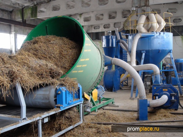 Производство пеллет из биомассы