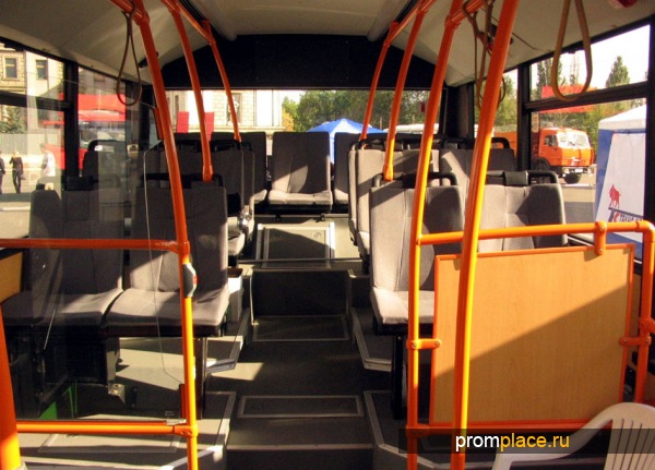 Салон автобуса МАЗ 206